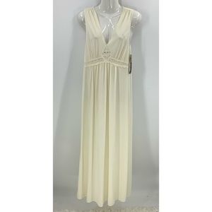 Lorraine Vintage satin bohemian slip dress/gown S